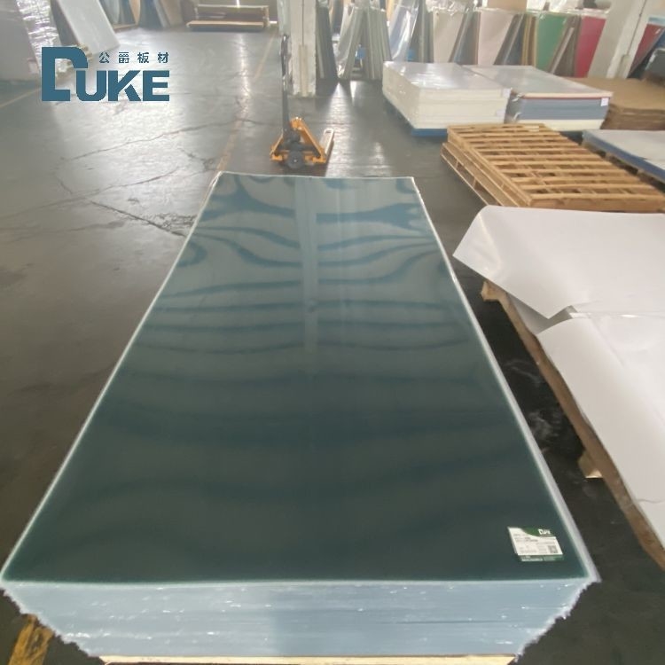 Duke-Optische-Grade gegossenes Acrylblatt 100% Jungfrau Mitsubishi MMA Hohe Klarheit 92% Spiegelpräzision 10mm 2mm UV-Druckbares Kunststoff