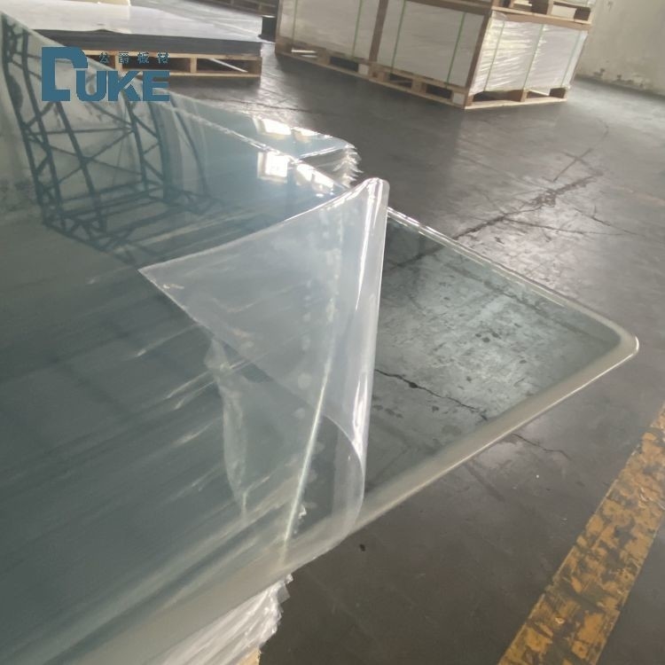 Duke-Optische-Grade gegossenes Acrylblatt 100% Jungfrau Mitsubishi MMA Hohe Klarheit 92% Spiegelpräzision 10mm 2mm UV-Druckbares Kunststoff