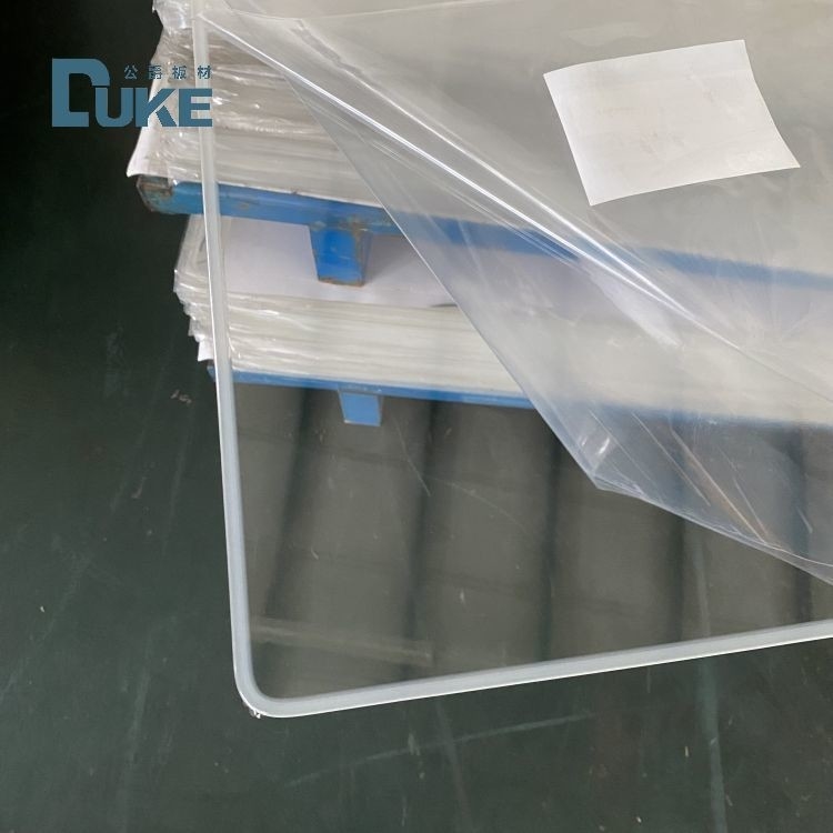 Duke-Optische-Grade gegossenes Acrylblech 100% Jungfrau Mitsubishi MMA Hohe Klarheit 92% Spiegelpräzision 10mm 2mm UV-Schnittplatte