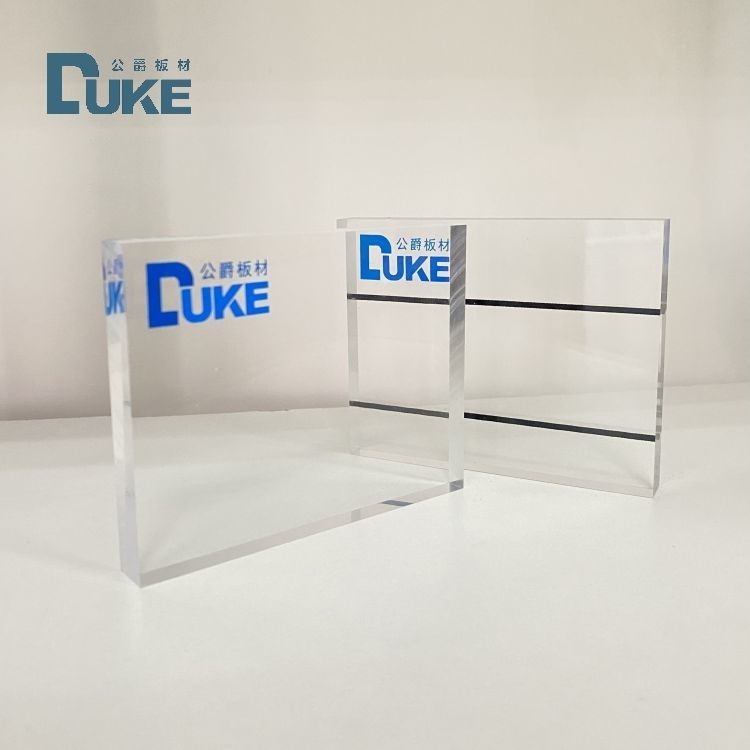 Duke Hersteller 8mm Anti-UV Acryl Board 20x30ft Schallschutz Zaun UV 4mm PMMA für kommunale Bauarbeiten Gravierungen enthalten