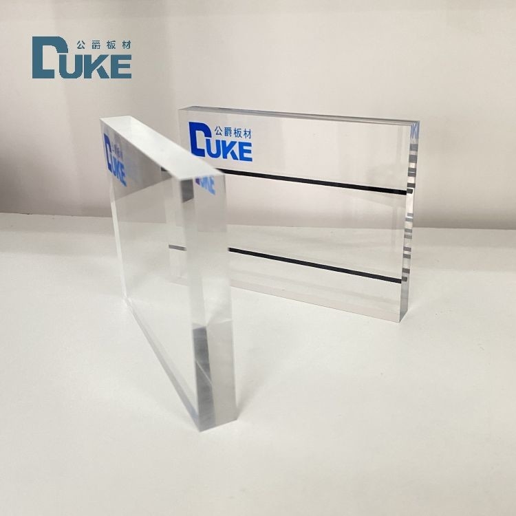 Duke Hersteller 8mm Anti-UV Acryl Board 20x30ft Schallschutz Zaun UV 4mm PMMA für kommunale Bauarbeiten Gravierungen enthalten