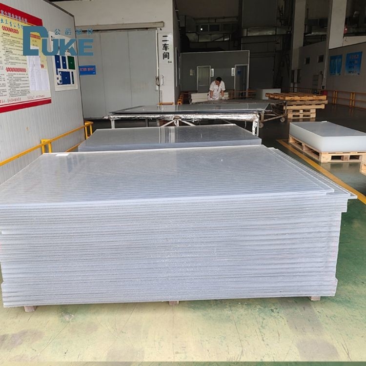 Duke Hersteller 8mm Anti-UV Acryl Board 20x30ft Schallschutz Zaun UV 4mm PMMA für kommunale Bauarbeiten Gravierungen enthalten