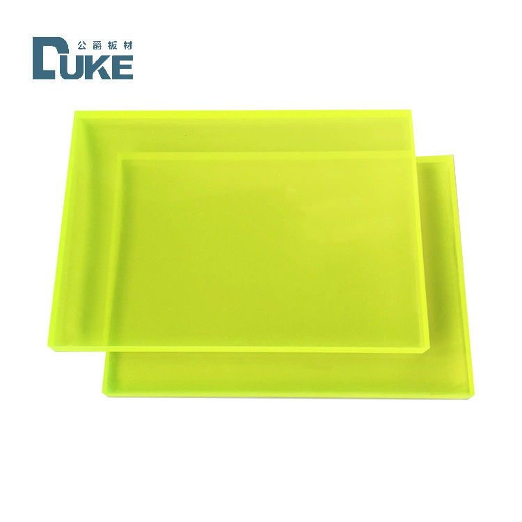 Anpassbare fluoreszierende PMMA-Platte für LED-Leuchtkasten-Schilder - OEM-Werbedisplay-Paneele