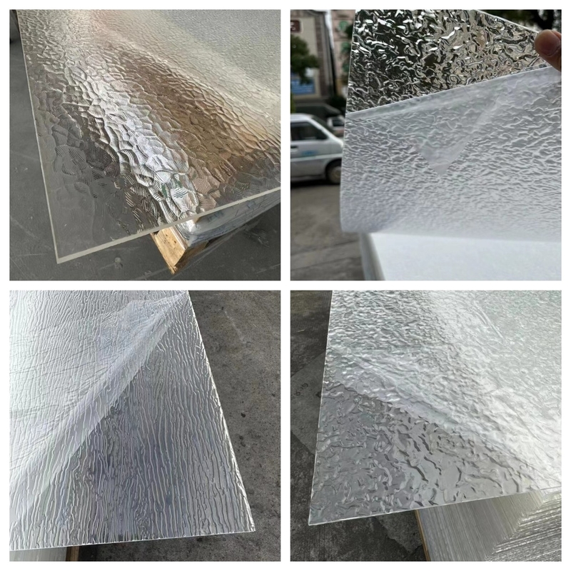 Duke Farbe Textur Acrylblech für Innenraumdekoration Muster Prismatische Blech