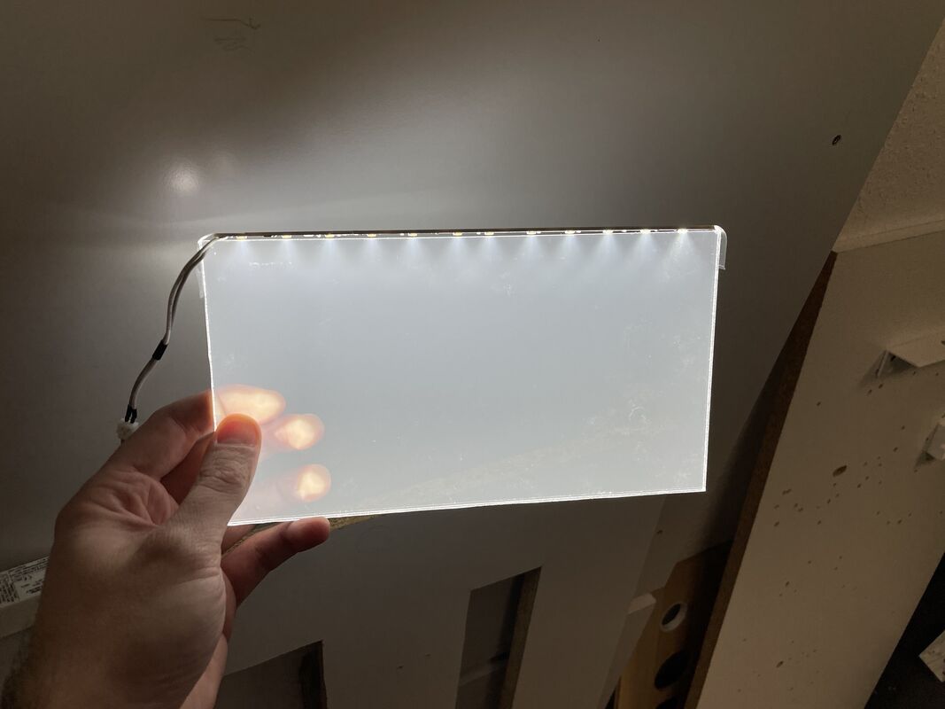 Nano-LGP-Blattkante Licht klares Acryl Licht Führungsplatte für einheitliche Lichtübertragung