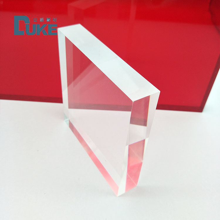 8mm klare PMMA-Guss-Acrylblätter Hitzebeständig, individuell angepasste Größe Laserschneiden UV-Druck Gravur Werbelicht