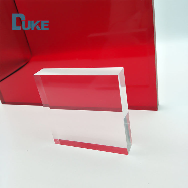 8mm klare PMMA-Guss-Acrylblätter Hitzebeständig, individuell angepasste Größe Laserschneiden UV-Druck Gravur Werbelicht