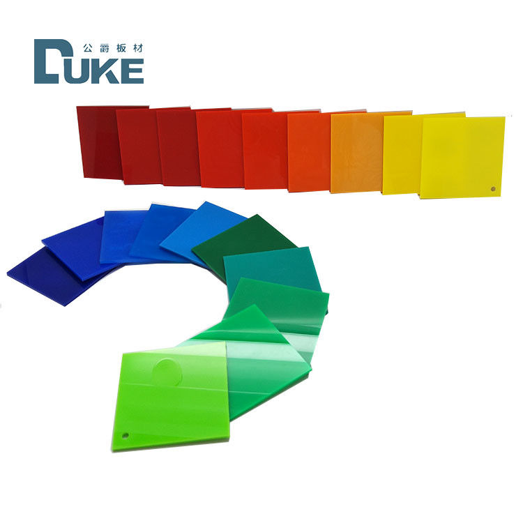 Duke 100% reines gegossenes Acrylglas, 2-40 mm Dicke, für Werbung, individuelle Farbgestaltung, Gravur und Zuschnitt