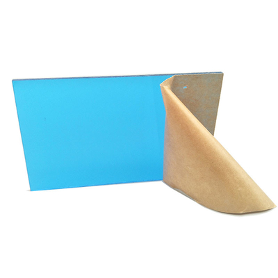 Blaues 1220*2440mm lichtdurchlässiges klares Anti-UVacrylblatt Signage-Material