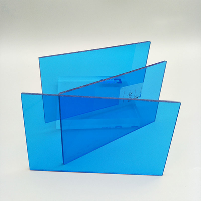 3mm 8mm transparentes blaues Pmma warfen Acrylblatt Signage-Material